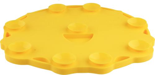 Show full view: EYS GiGwi Seek Yum Silicone Dog & Cat Lick Mat Slow Feeder, Yellow slide 3 of 8