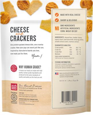 Show full view: The Honest Kitchen Cheese & Crackers Crunchy Dog Treats, 3.5-oz bag slide 3 of 8