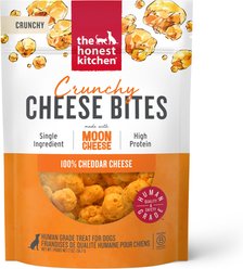 The Honest Kitchen Cheese Bites Cheddar Recipe Dehydrated Dog Treats, 2-oz bag