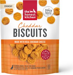 The Honest Kitchen Cheddar Biscuits Crunchy Dog Treats, 3.5-oz bag