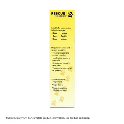 Show full view: Rescue Remedy Stress Relief Pet Supplement, 20-mL bottle slide 8 of 10