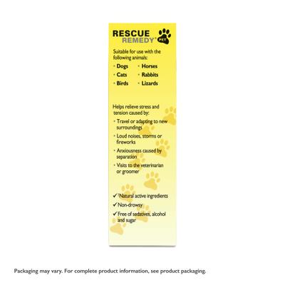 Show full view: Rescue Remedy Stress Relief Pet Supplement, 10-mL bottle slide 8 of 10