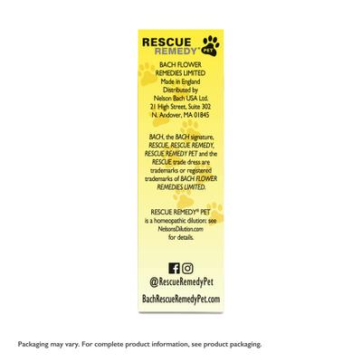 Show full view: Rescue Remedy Stress Relief Pet Supplement, 10-mL bottle slide 9 of 10