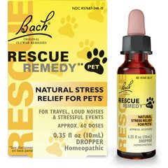 Rescue Remedy Stress Relief Pet Supplement, 10-mL bottle