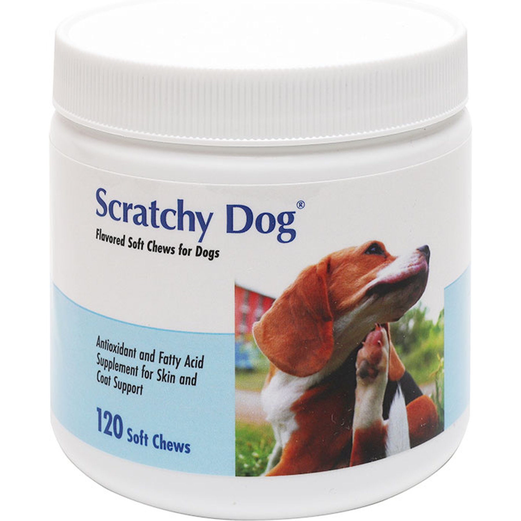 Scratchy Dog Skin & Coat Soft Chew Supplement for Dogs, 120 count