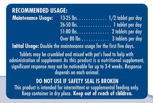 Show full view: ProMotion Premium Joint Chewable Tablet Supplement for Medium & Large Dogs, 120 count slide 4 of 5