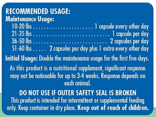 Show full view: Proanthozone Antioxidant 20 mg Capsule Supplement for Medium Dogs, 60 count slide 4 of 5