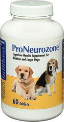 ProNeurozone Cognitive Health Chewable Tablet Supplement for Senior Medium & Large Dogs, 60 count slide 1 of 4