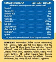 ProNeurozone Cognitive Health Chewable Tablet Supplement for Senior Medium & Large Dogs, 60 count slide 2 of 4