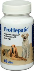 ProHepatic Liver Health Chewable Tablet Supplement for Large Dogs, 60 count