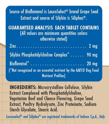 Show full view: ProHepatic Liver Health Chewable Tablet Supplement for Medium Dogs, 30 count slide 3 of 5