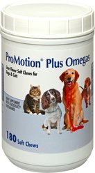 ProMotion Plus Omegas Premium Joint Soft Chew Supplement for Dogs & Cats, 180 count