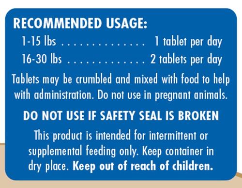 Show full view: ProHepatic Liver Health Chewable Tablet Supplement for Small Dogs & Cats, 30 count slide 4 of 5