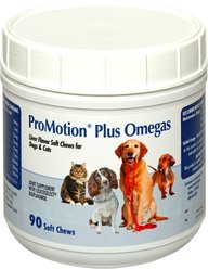 ProMotion Plus Omegas Premium Joint Soft Chew Supplement for Dogs & Cats, 90 count slide 1 of 4