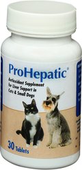 ProHepatic Liver Health Chewable Tablet Supplement for Small Dogs & Cats, 30 count