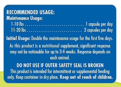 Show full view: Proanthozone Antioxidant 10 mg Capsule Supplement for Small Dogs & Cats, 60 count slide 4 of 5