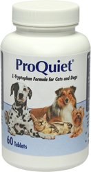 ProQuiet L-Tryptophan Formula Chewable Tablet Supplement for Dogs & Cats, 60 count slide 1 of 4