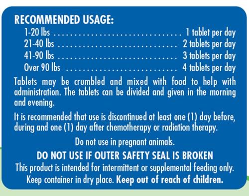 Show full view: ProtectaCell Cellular & Cardiac Support Chewable Tablet Supplement for Dogs & Cats, 90 count slide 4 of 5