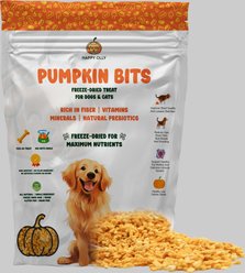 Happy Olly Freeze-Dried Pumpkin Treats Grain-Free Prebiotics & Fiber Freeze-Dried Dog & Cat Treats, 2-oz bag slide 1 of 7