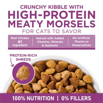 Show full view: Purina ONE Whole Body Support Chicken Dry Cat Food, 3.5-lb bag slide 4 of 9