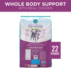 Purina ONE Whole Body Support Chicken Dry Cat Food, 22-lb bag slide 2 of 7