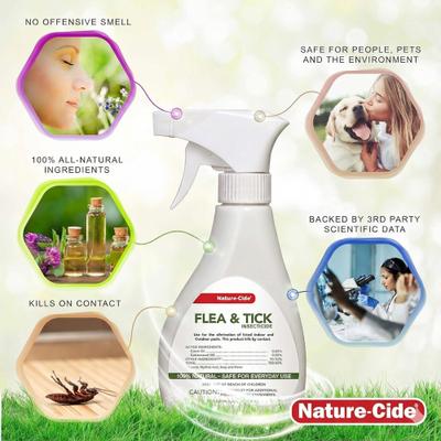 Show full view: Nature-Cide Flea & Tick Spray for Dogs & Cats, 8-fl oz bottle slide 5 of 5