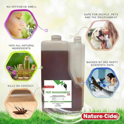 Show full view: Nature-Cide Pest Management X2 Plus Commercial Concentrate, 64-fl oz bottle slide 5 of 5