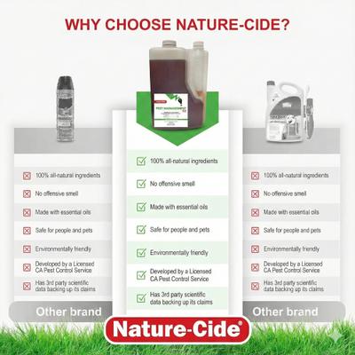 Show full view: Nature-Cide Pest Management X2 Plus Commercial Concentrate, 64-fl oz bottle slide 4 of 5