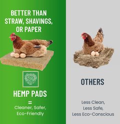 Small Pet Select Extra Thick Absorbent Odor-Control Liners Hemp Chicken Nesting Pads, 10 count slide 2 of 8