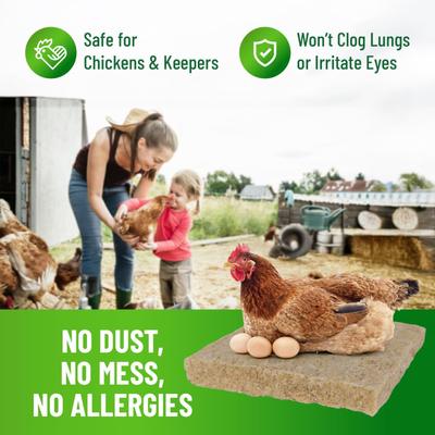 Show full view: Small Pet Select Extra Thick Absorbent Odor-Control Liners Hemp Chicken Nesting Pads, 10 count slide 5 of 9