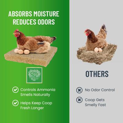 Show full view: Small Pet Select Extra Thick Absorbent Odor-Control Liners Hemp Chicken Nesting Pads, 10 count slide 4 of 9