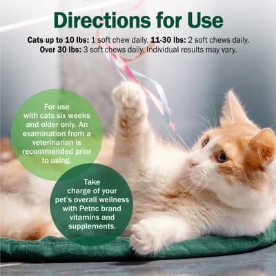 Show full view: petnc Hairball Reduction Cat Soft Chews, 90 count slide 7 of 11