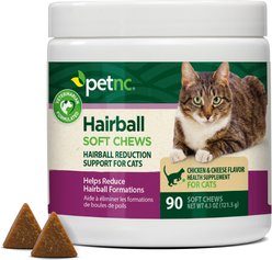 petnc Hairball Reduction Cat Soft Chews, 90 count