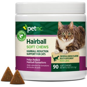 petnc Hairball Reduction Cat Soft Chews, 90 count