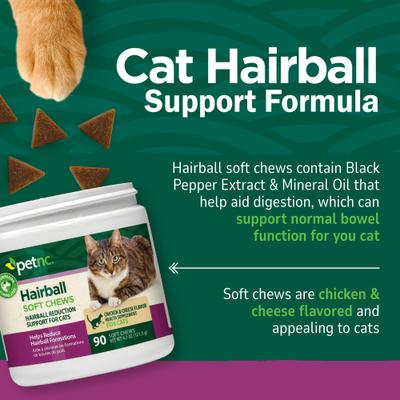 Show full view: petnc Hairball Reduction Cat Soft Chews, 90 count slide 4 of 11