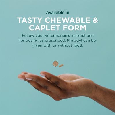 Show full view: Rimadyl (carprofen) Chewable Tablets for Dogs, 100-mg, 1 tablet slide 7 of 11