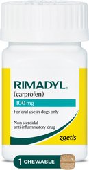 Rimadyl (carprofen) Chewable Tablets for Dogs, 100-mg, 1 tablet slide 1 of 9