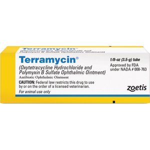 Terramycin Ophthalmic Ointment for Dogs, Cats & Horses 3.5-g
