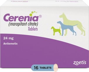 Cerenia (Maropitant Citrate) Tablets for Dogs, 24-mg, 16 tablets