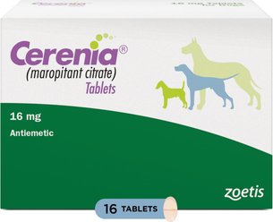 Cerenia (Maropitant Citrate) Tablets for Dogs, 16-mg, 16 tablets