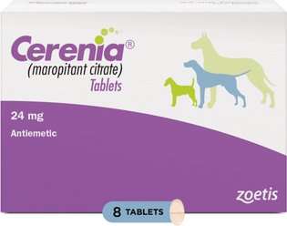 Cerenia (Maropitant Citrate) Tablets for Dogs, 24-mg, 8 tablets