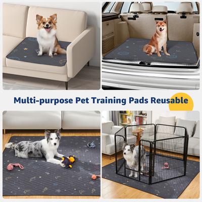 Show full view: LOOBANI Washable Dog Pee Pads, Gray, 31 x 36-in, 2 count slide 7 of 9