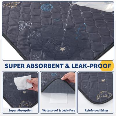 Show full view: LOOBANI Washable Dog Pee Pads, Gray, 31 x 36-in, 2 count slide 3 of 9