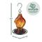 Show in main carousel: EcoCycle Sunburst Sipper Handblown Recycled Glass Nectar Hummingbird Feeder, Red, 13-oz slide 2 of 8