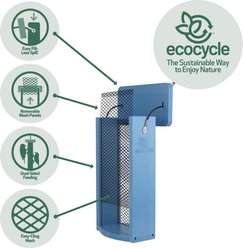EcoCycle Mesh Morsels Recycled Plastic Mesh Wild Bird Feeder, Blue, 1.9-lb slide 2 of 8