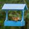 Show in main carousel: EcoCycle Dine-n-Dash Recycled Plastic House Hopper Wild Bird Feeder, Blue, 1.2-lb slide 8 of 8