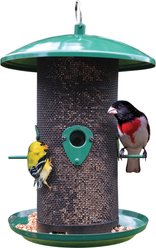 Natures Way Bird Products Midnight Metal Mesh Mixed Seed & Peanut Wild Bird Feeder, Blue, 2.75 quart, 3.9-lb