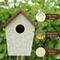 Show in main carousel: Natures Way Bird Products Spring Ivy Decorative Bluebird House, White slide 3 of 6