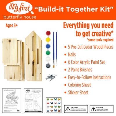 Show full view: Natures Way Bird Products My First Butterfly Bird House, Brown slide 4 of 6