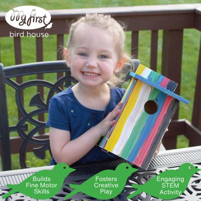 Show full view: Natures Way Bird Products My First Bird House with Viewing Window, Brown slide 5 of 7